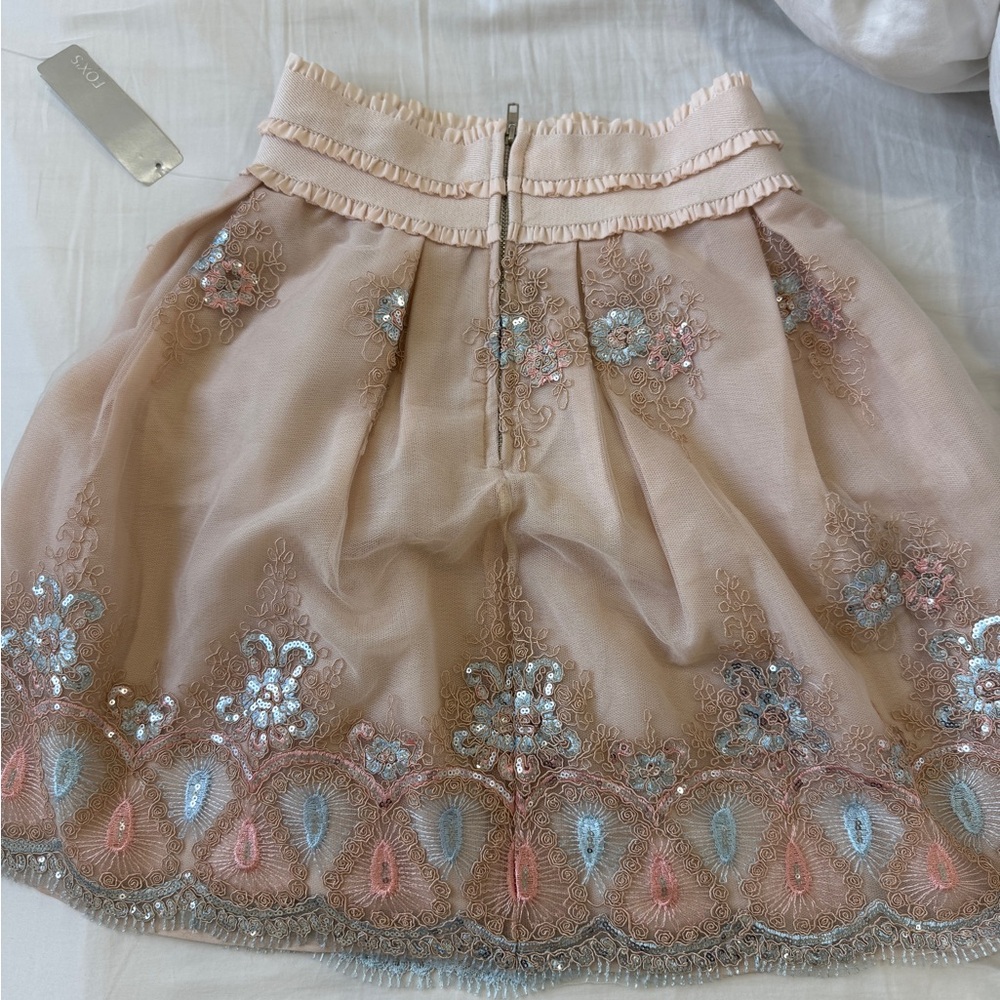Pink skirt